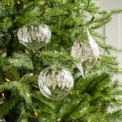 5" Crystal Beaded Ornament Assorted Set Of 9