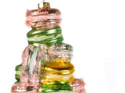 6" Macarons On A Plate Ornament Set Of 6 -The Christmas Palace 0671406909B