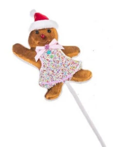 19" Gingerbread Girl Pick Set Of 2