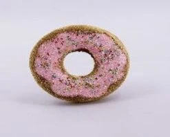 5" Pink Donut With Sprinkles Ornament Set Of 6