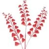 32" Red Leaf Branch Set Of 6