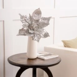 21" Giant Poinsettia Set Of 2 -The Christmas Palace 0671409663 2