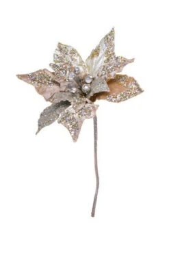 20" Poinsettia Stem Set Of 2 17 20" Poinsettia Stem Set Of 2 -The Christmas Palace 0671409665web1