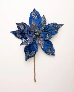 20" Poinsettia Stem Set Of 2 13 20" Poinsettia Stem Set Of 2 -The Christmas Palace 0671409667