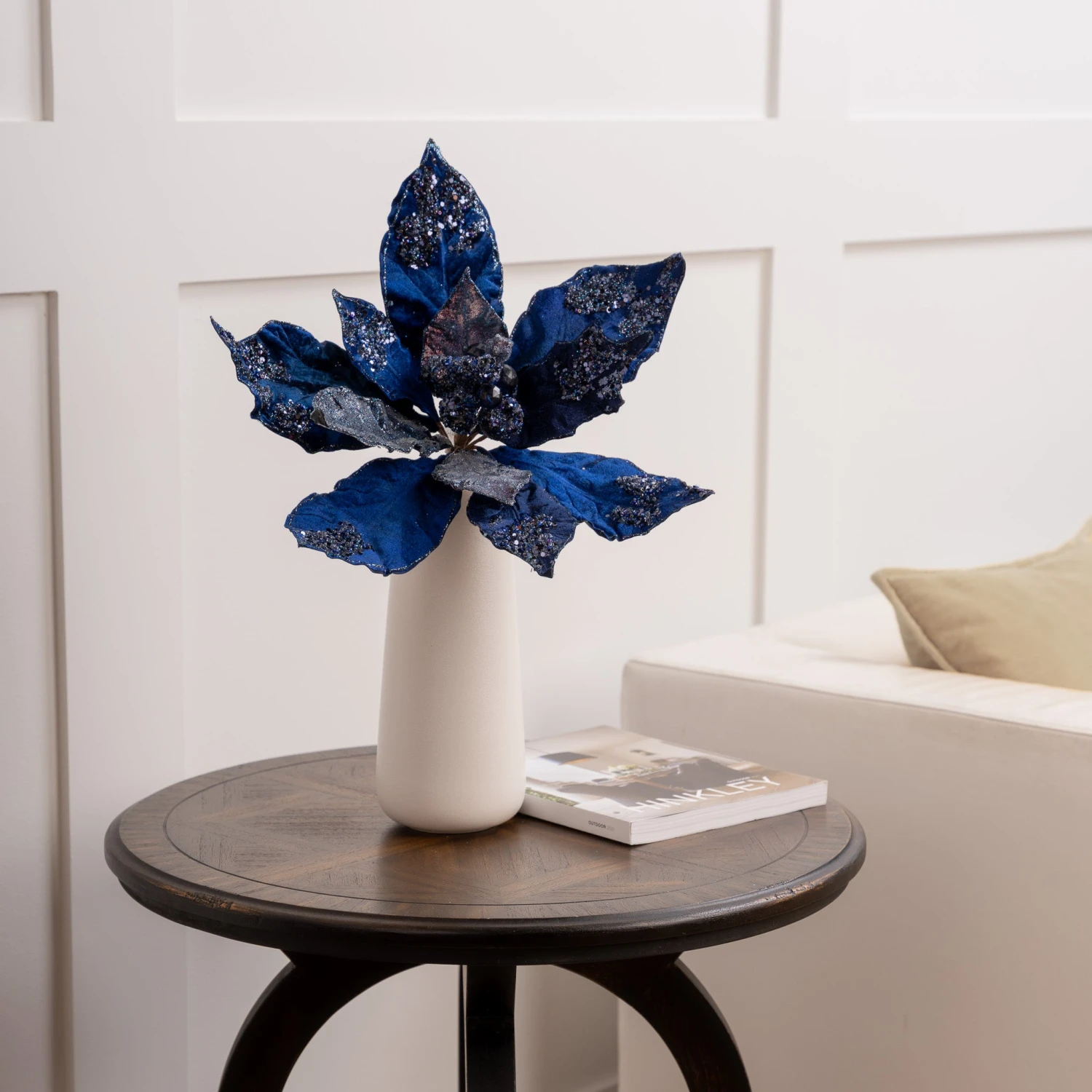 20" Poinsettia Stem Set Of 2 8 20" Poinsettia Stem Set Of 2 - Image 6