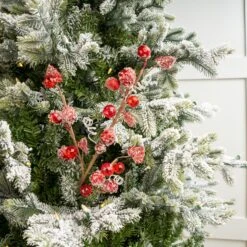 28" Icy Berry Branch Set Of 6 -The Christmas Palace 0671409724 2