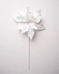 15" Poinsettia Velvet Pick Set Of 6 -The Christmas Palace 0671409845 1 dcb947cf d8b3 45a3 8437 40b7715094d7