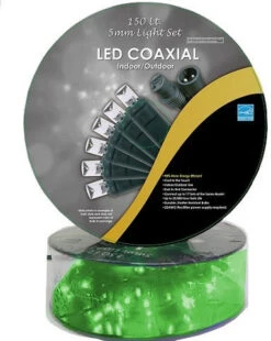 50 FT 150 LED 5MM Concave Coaxial Light Set 12 50 FT 150 LED 5MM Concave Coaxial Light Set -The Christmas Palace 0671471154
