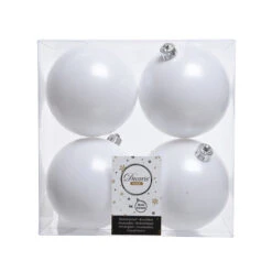 4" Shatterproof Shiny & Matte Ball Set Of 24 -The Christmas Palace 0671490307