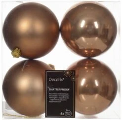 4" Shatterproof Shiny & Matte Ball Set Of 24 -The Christmas Palace 0671490403updated
