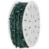 1000 FT C9 Roll Green Wire 12" Spacing E17 Base 2 1000 FT C9 Roll Green Wire 12" Spacing E17 Base -The Christmas Palace 0671497965AA