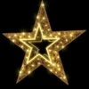 3 FT X 3 FT Cool White & Warm White LED 5 Point Star