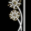 5 FT X 22" Warm White LED Star Pole Banner