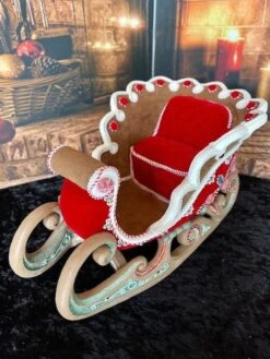 12" Gingerbread Sleigh