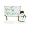 Village Accessory Gingerbread Christmas Billboard