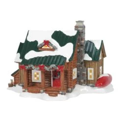 Snow Village Pine Ridge Cabin