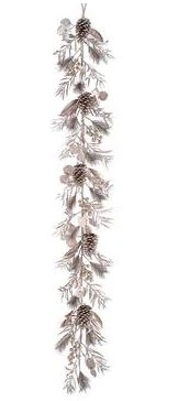 6 FT Gold Eucalyptus Leaf Garland