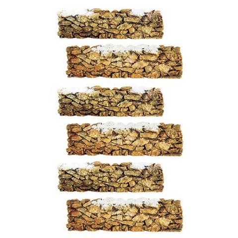 Village Accessory Stone Wall Pack Of 6