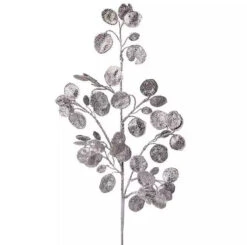 30" Glitter Leaf Spray Set Of 12 -The Christmas Palace 4390302567