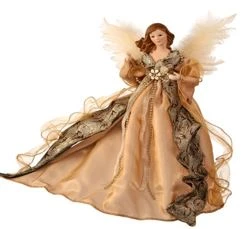 16" Gold Guilded Glory Angel