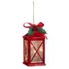 7.5" Battery Operarted Red Lantern Ornament