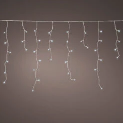 24 FT Extension Set Cool White Icicle 1 String Of 250 LED Lights