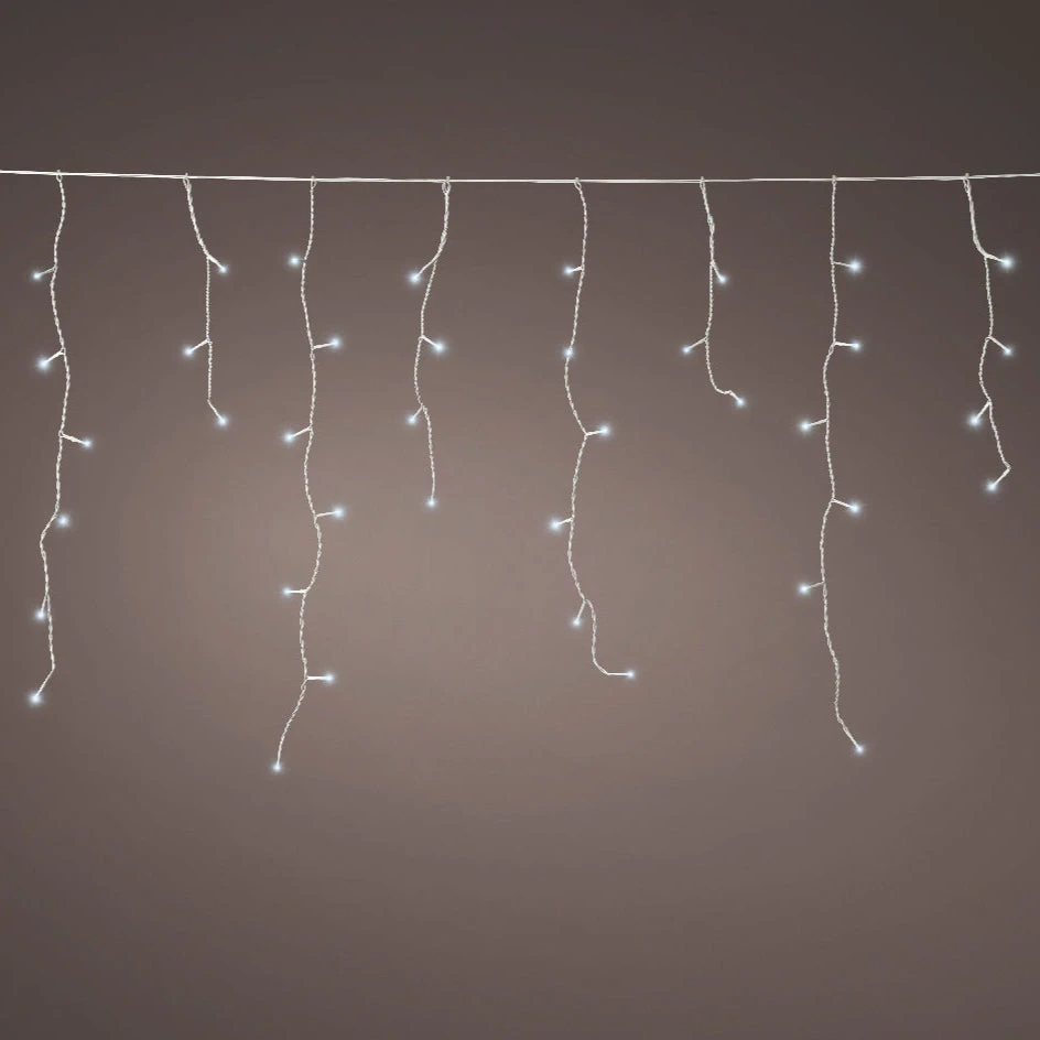24 FT Extension Set Cool White Icicle 1 String Of 250 LED Lights