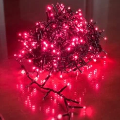 36 FT Compact Set Red With 1 String Of 500 LED Lights