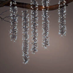 39 FT Cascade Extension Set Cool White With 6 Strings Of 480 LED Lights