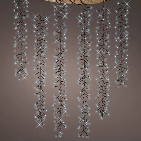 39 FT Cascade Starter Set Cool White With 6 Strings 480 LED Lights Transformer 3 39 FT Cascade Starter Set Cool White With 6 Strings 480 LED Lights Transformer