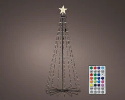 6 FT 3D Tree Warm White 256 LED Dancing Color Changing