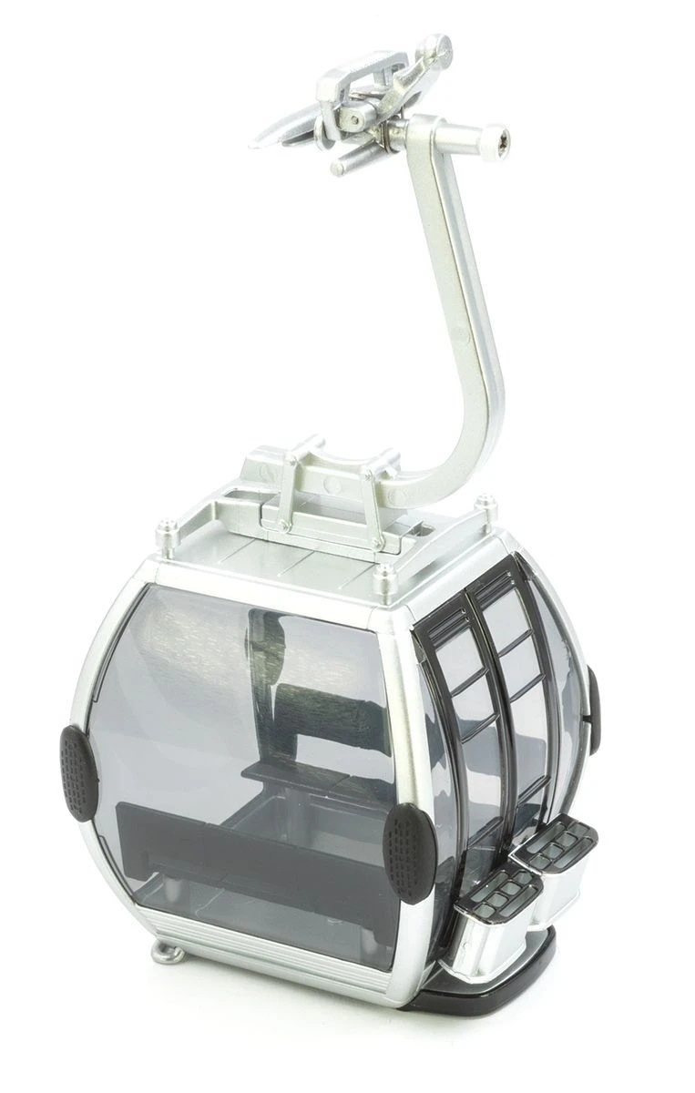 3" Silver & Black Ski Lift Gondola 1:32 Scale