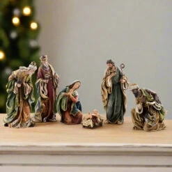 16" Nativity Scene Set Of 6 Pieces